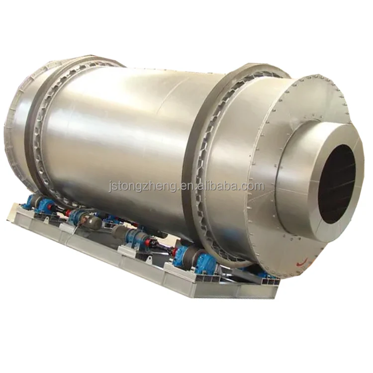 Tongzheng 3 Cylinder Dryer Equipment Cement Quartz Sand Gypsum Rotary Drum Dryer Machine for sale