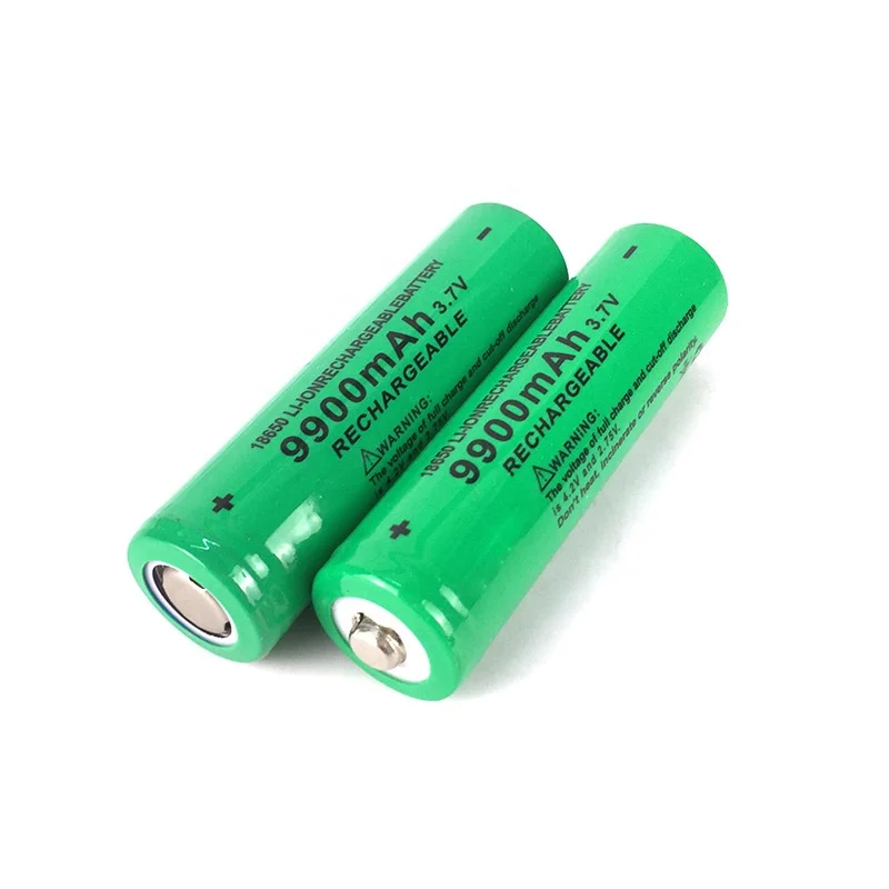 Li Green 9900 mah 18650 Lithium Battery Li-ion Battery for Electronic Products Flashlight