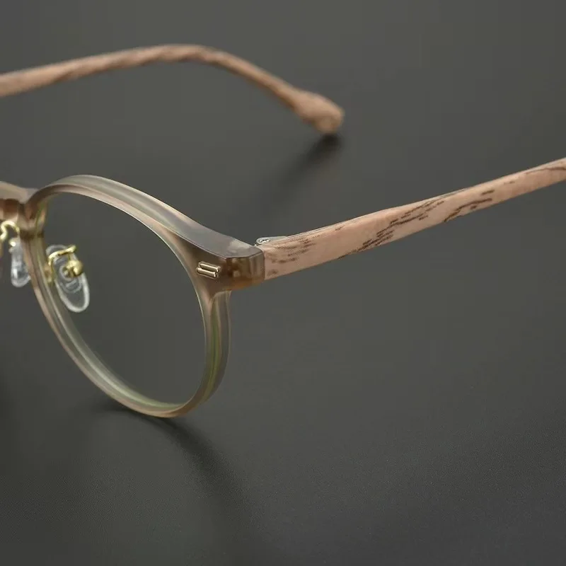 New Arrival Vintage Round Optic Glasses Frames Unisex Wholesale with Custom Logo Trendy Women and Men Spectacle