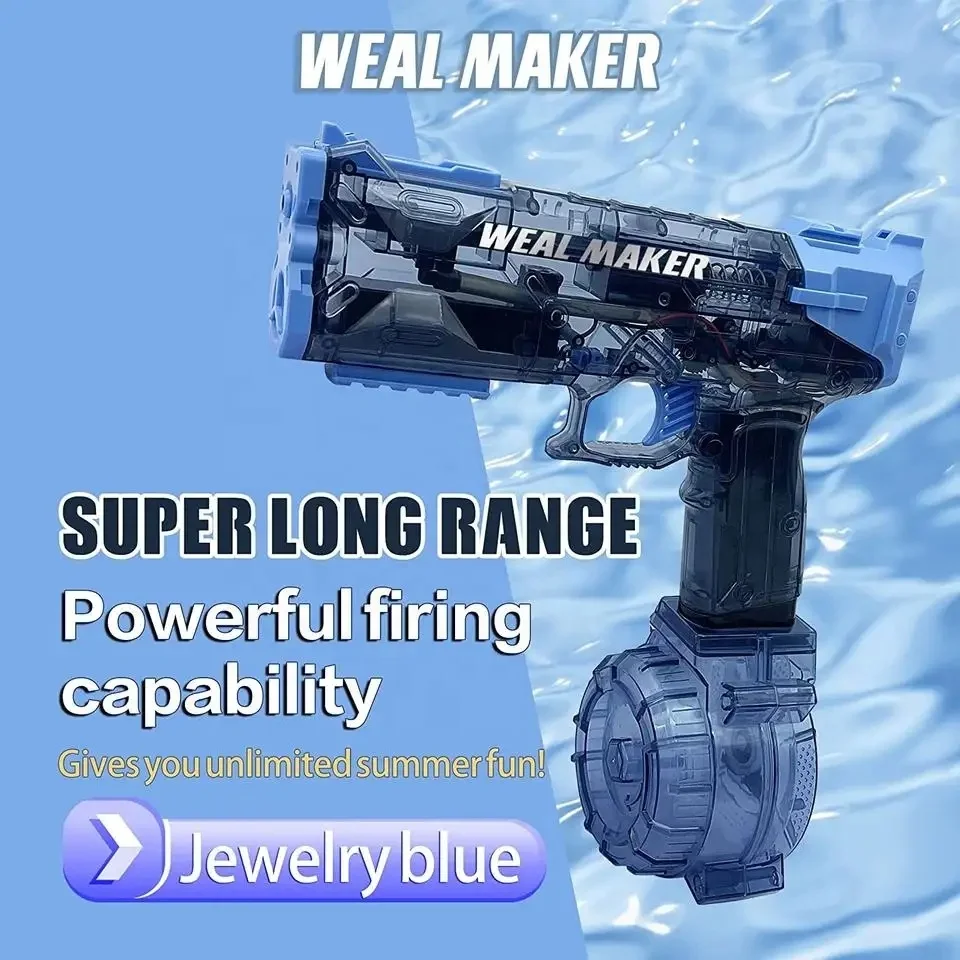 New Arrivals Electric High Pressure Water Gun Toy Automatic Water Gun Powerful Super Soaker Squirt Gun