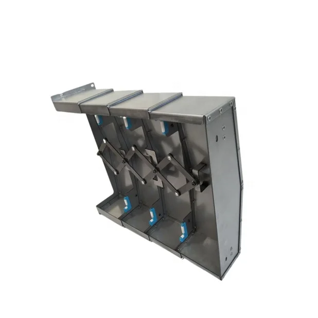 LIONSHELL protective product Cincinnati Gleason lathe low friction steel slant shape with damping elements steel guideway cover