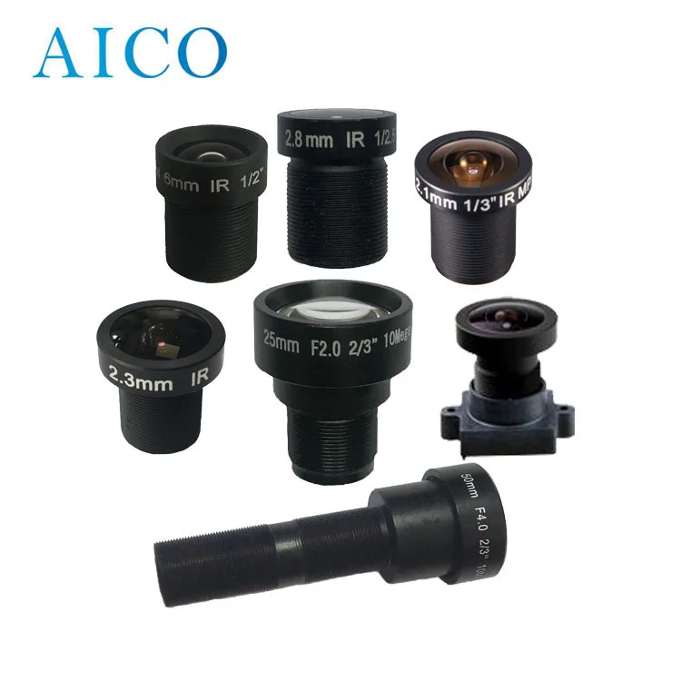 Most s mount fixed iris cctv board lenses s-mount ir m12 optical lens