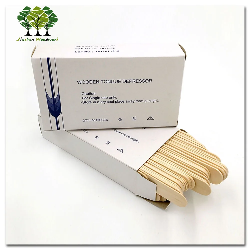 
Wooden tongue depressor wax spatula 