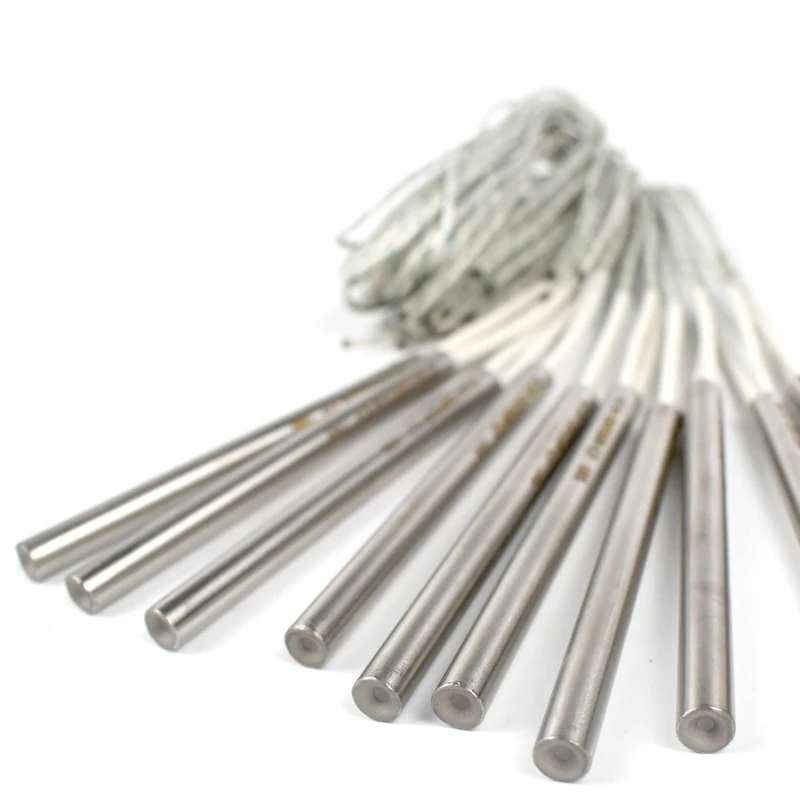 BRIGHT 12V 24V 100W PTC Electric Thread Industrial Heaters Cartridge Heating Resistance Heater Tube Making Machine