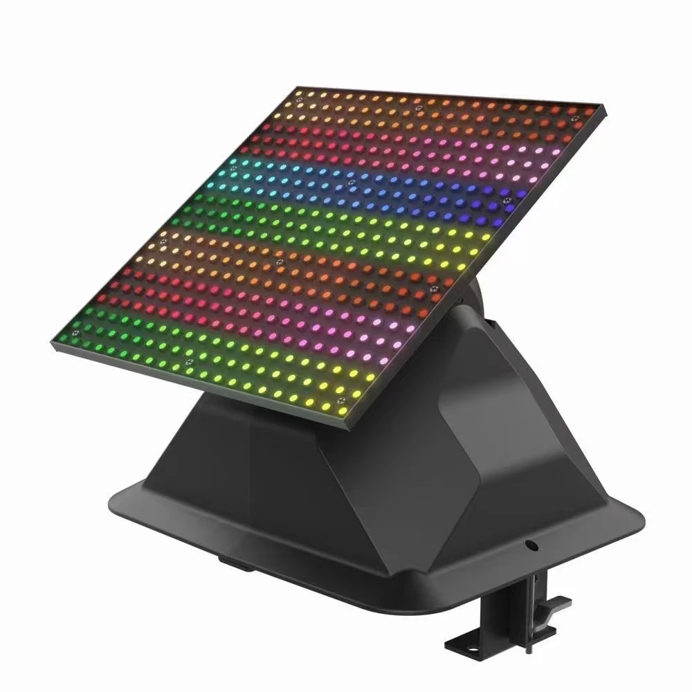 Новый сценический свет бар Клубная вечеринка Пиксельная подсветка RGB полноцветная плоская светодиодная движущаяся головка стробоскоп