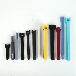 Hot Selling cable tie hook and loop strap green back to back hook and loop plant tie