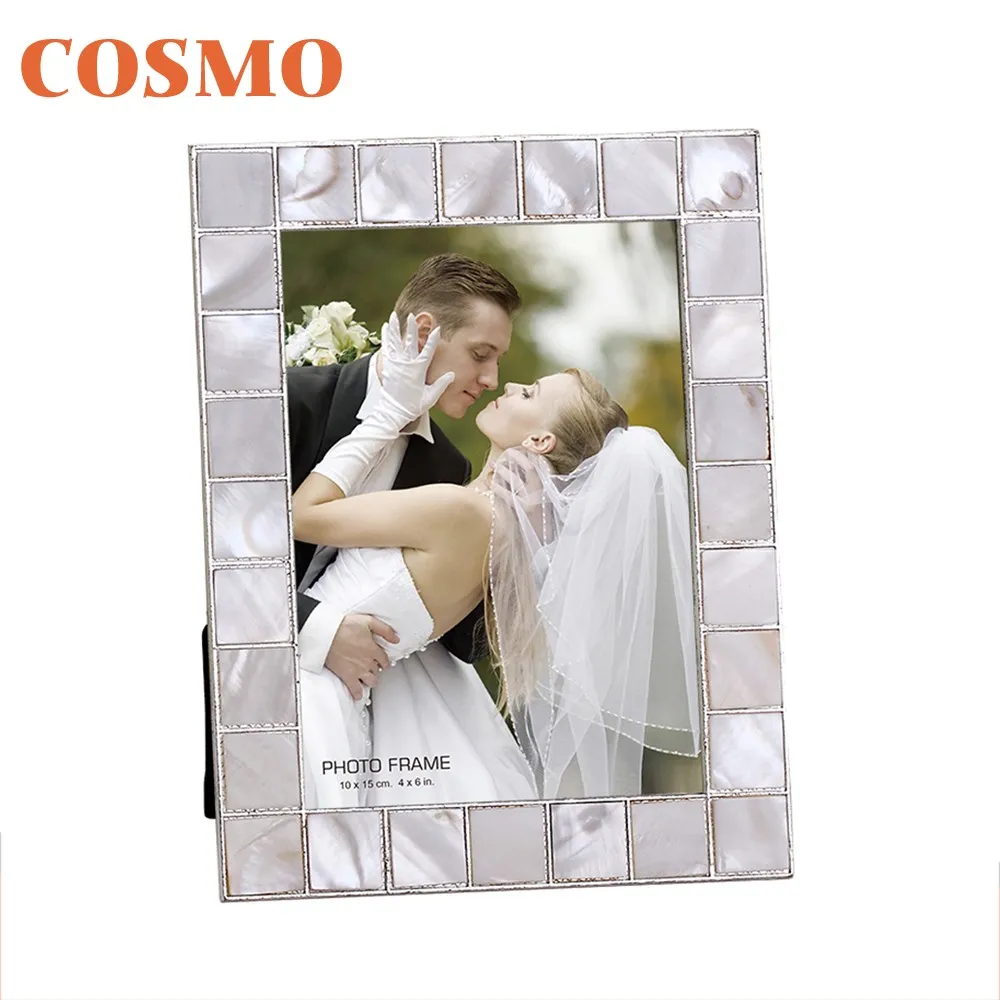 
Natural Handmade Polished Mother of Pearl Photo Frame 
