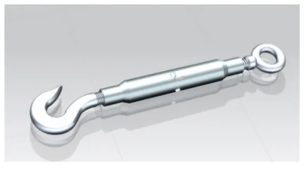 2024 Factory Customized Hardware Accessories Industrial Machinery Hook & Eye Swivel Buckle Din 1478 Galvanized Swivel Buckle