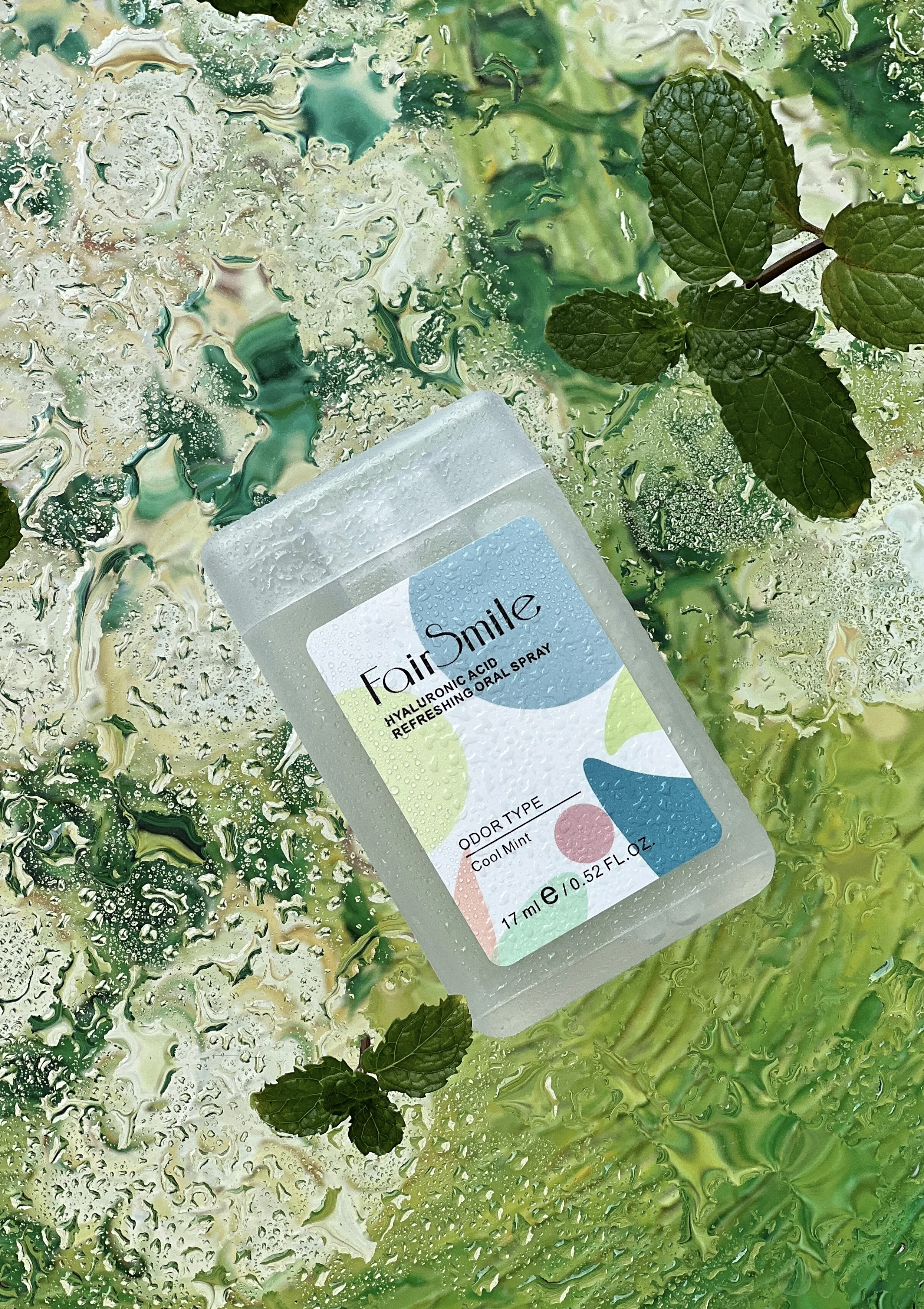 Private Label Portable Mouthwash Hyaluronic Acid Refreshing Oral Spray Cool Mint For Bad Breath Oral Care Mouth Freshener