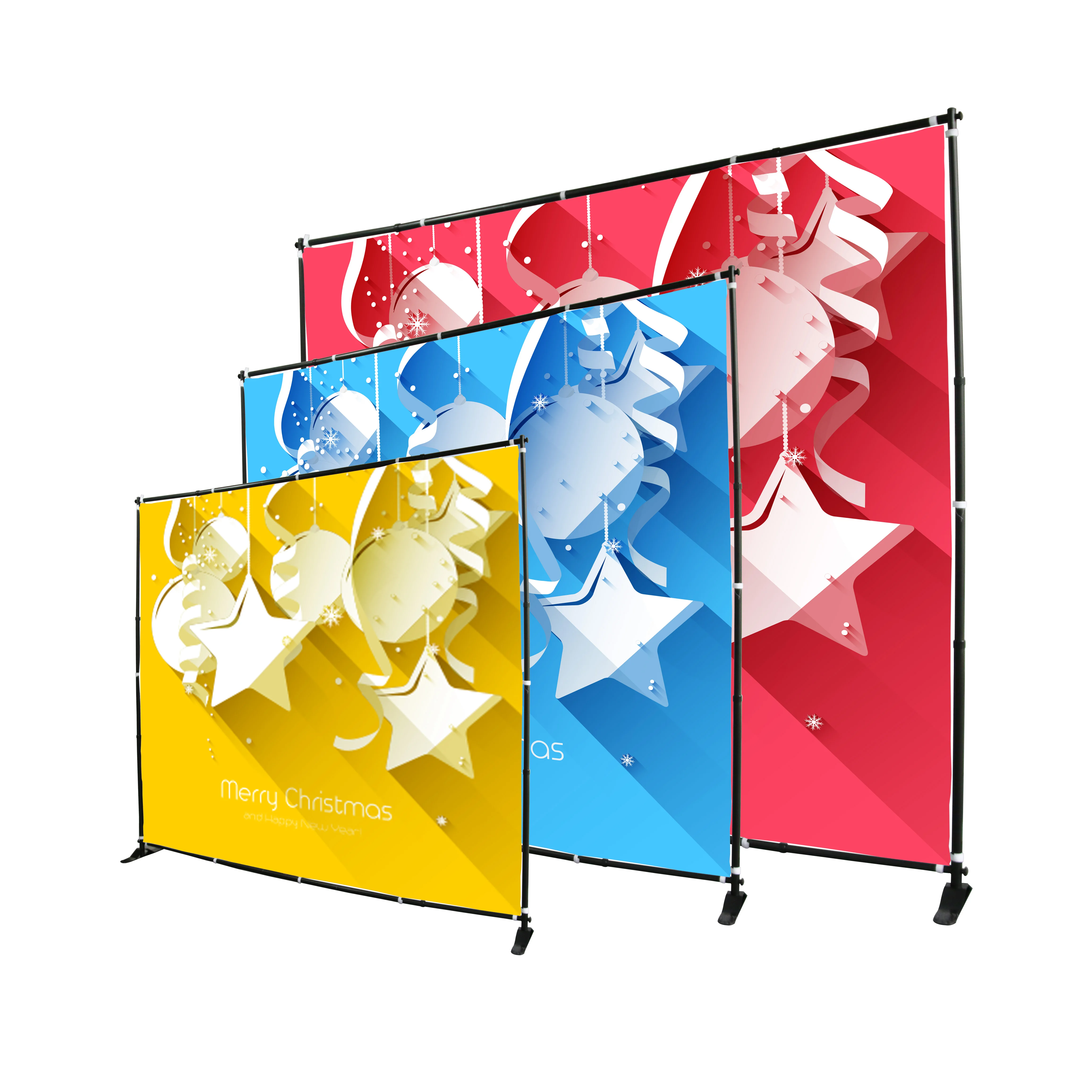 Adjustable Custom banner with stand Stand Heavy Duty Backdrop Wall Exhibitor Background for event Banner by Banners