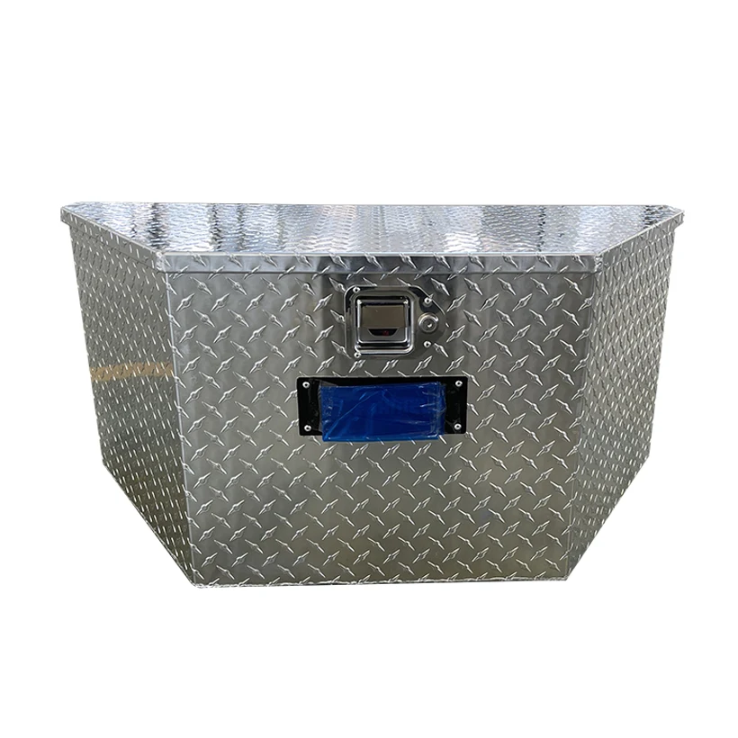 2024 Aluminium Car Storage Box Trailer Toolboxes 2.5 mm checker plate welding tool box for pick up