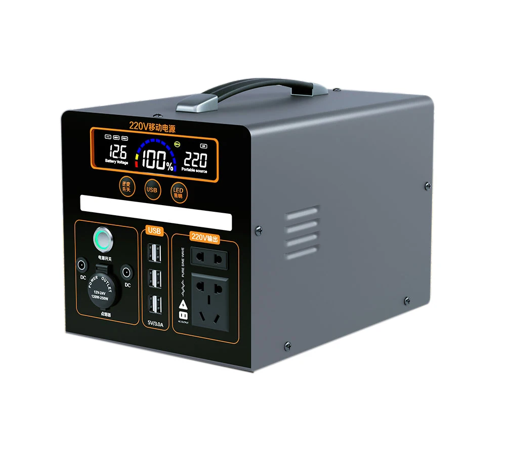 New outdoor energy storage power supply 220V large capacity lithium battery 300W convenient mobile power with home emergency