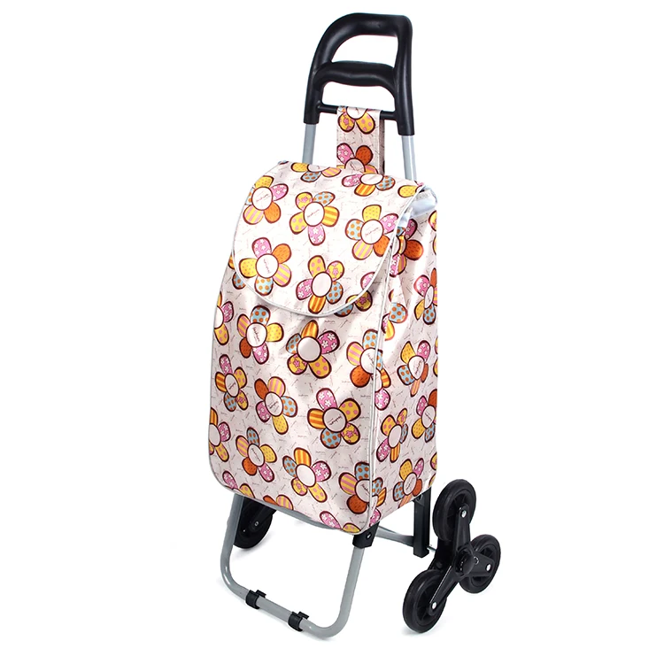 Сумка-тележка с тремя колесами для покупок