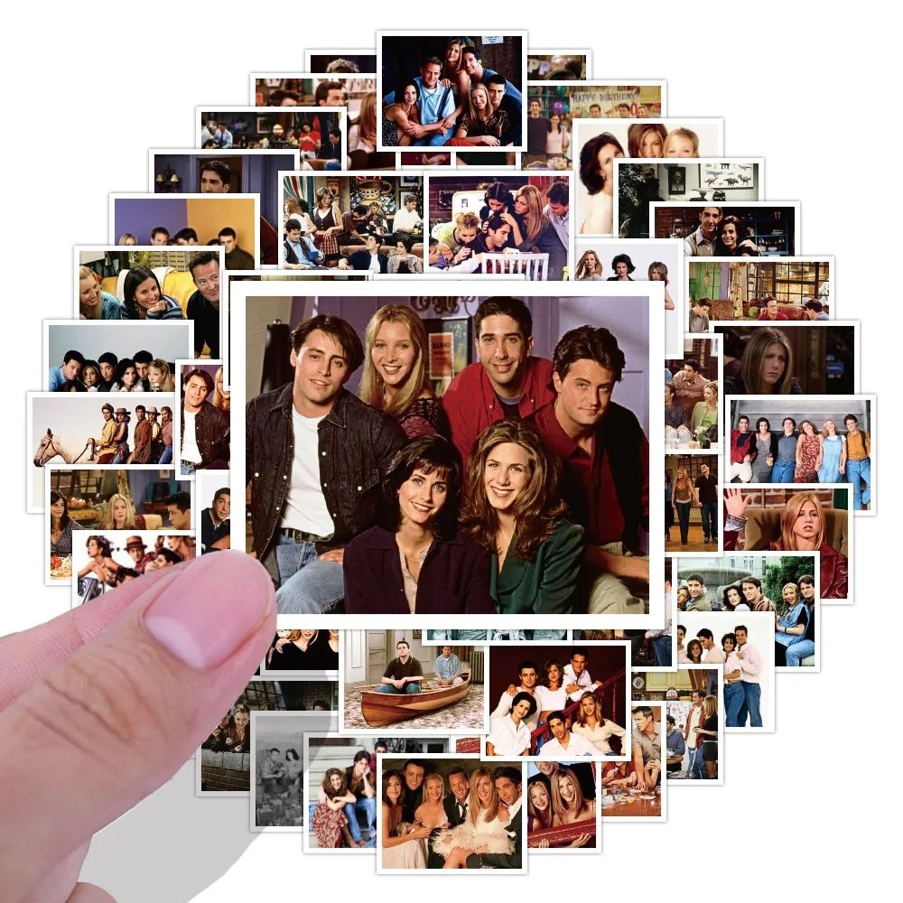 52PCS USA classic funny TV shows friends stickers for motorcycle notebook computer guitar
