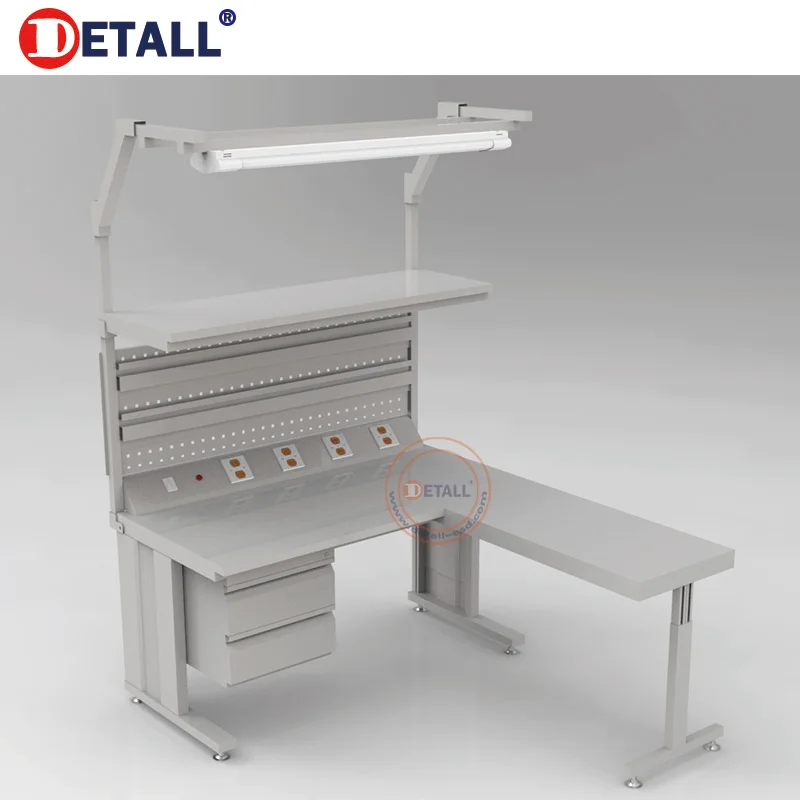 Рабочий стол Detall lab с деревянным столом для инженерной лаборатории