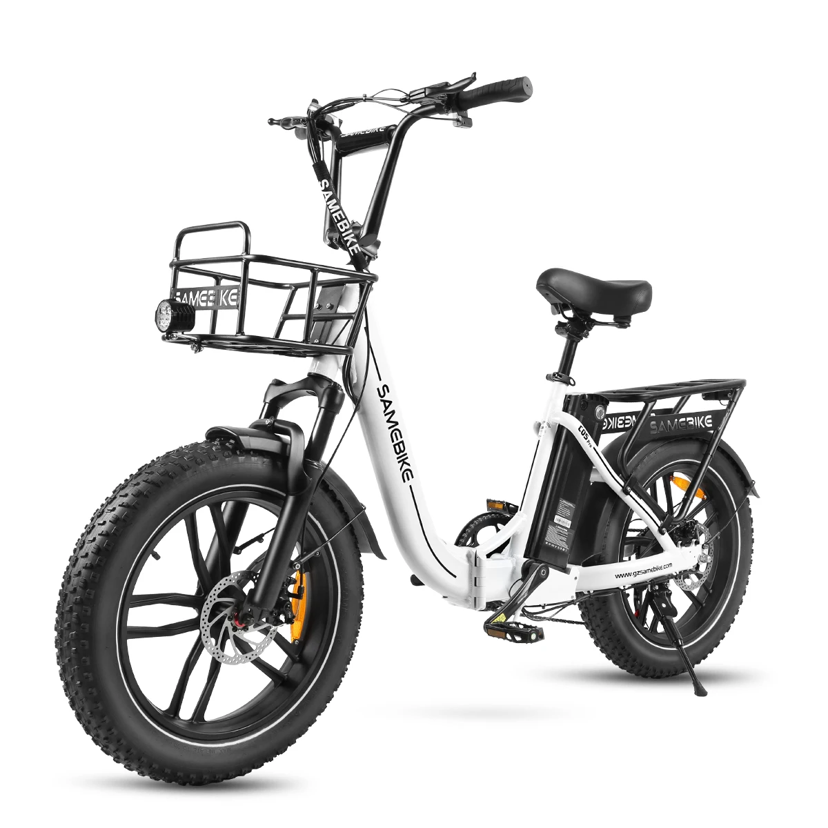 2024 Hot-selling SAMEBIKE C05 Pro V8 V6 all terrain 20*4.0 fat tire 13Ah 500w Cheap Commuting folding ebike eu