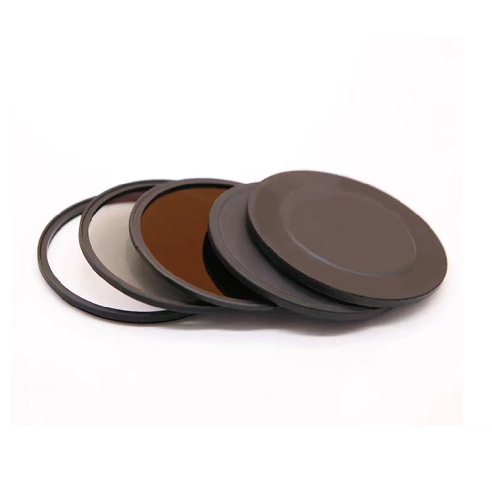 Custom Magnetic Circular Camera Filters Kit L41 UV ND16 ND32 ND64 ND100 ND10000 CPL Camera Lens Filters 77mm  82mm 95mm
