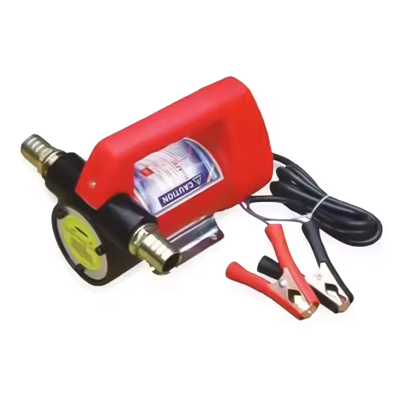 ZHELI DC 12V/24v mini electric oil pump with two connectors and plastic check valve