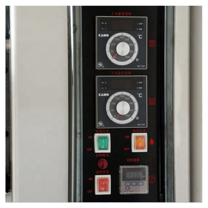 3 Decks 6 Trays Commercial Stainless Steel Bread Baking Equipment Electric Luxury Deck Oven