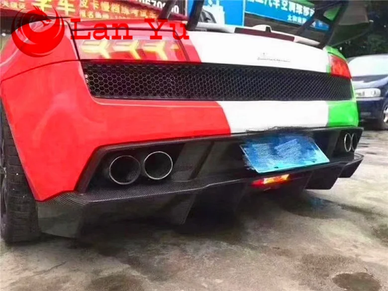 Runde For Lamborghini Gallardo LP550 LP560 LP570 DMC Style Front Bumper Carbon Fiber Side Skirts Rear Spoiler Body kit