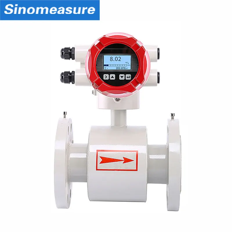 liquid electromagnetic flow meter intelligent integrated ld sea water electromagnetic flowmeter