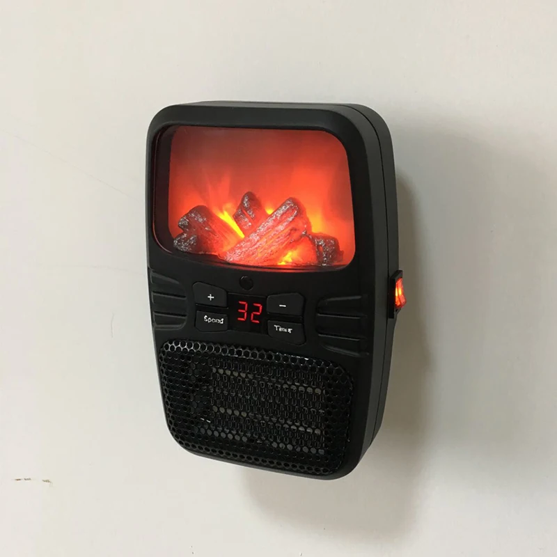 Mini Portable Adjustable Thermostat Fan Electrical Wall Mount Heaters Rechargeable Powered Heater