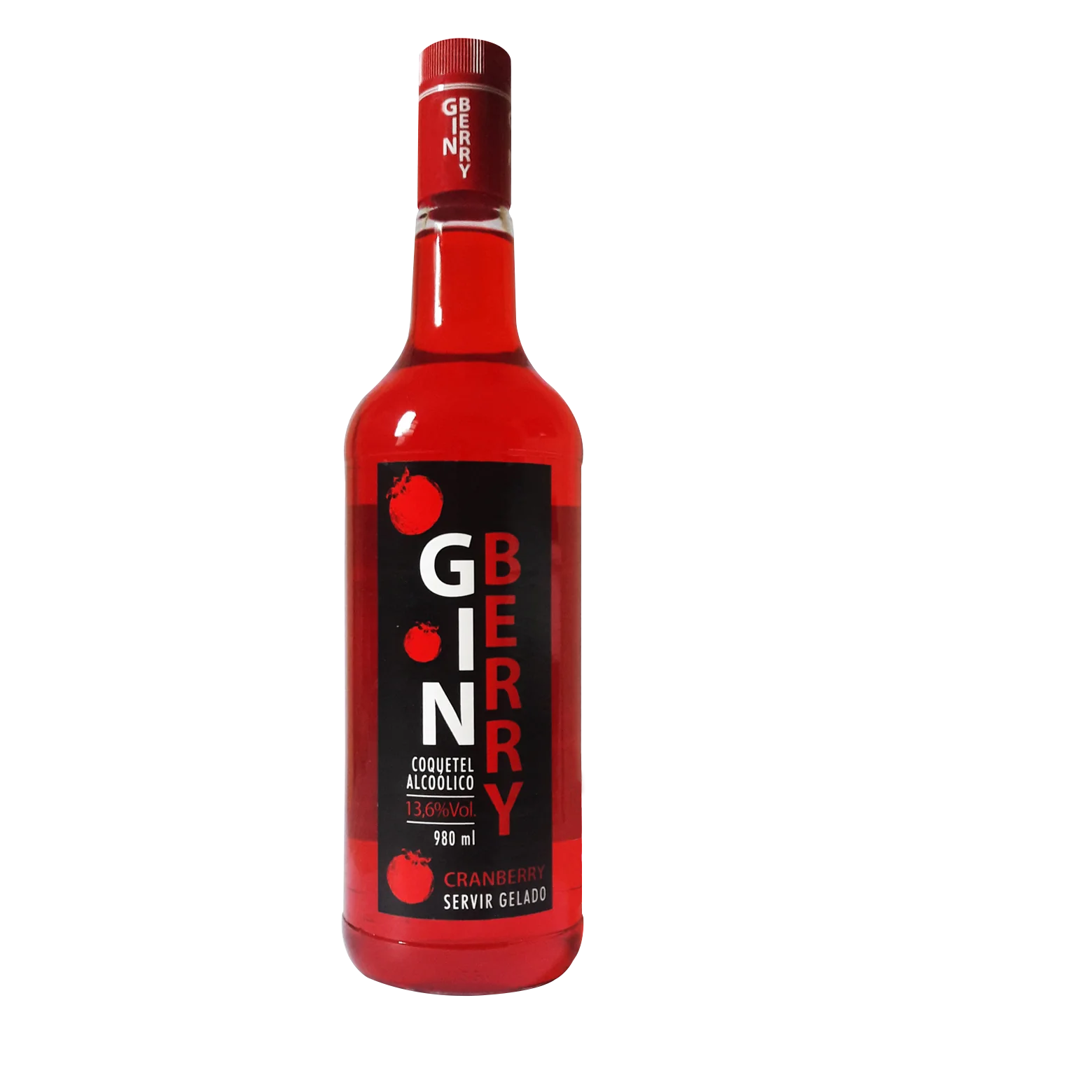 
Лондонский сухой Джин и освежить клюквы смешанный коктейль готов к употреблению в бутылках ginberry коктейль 