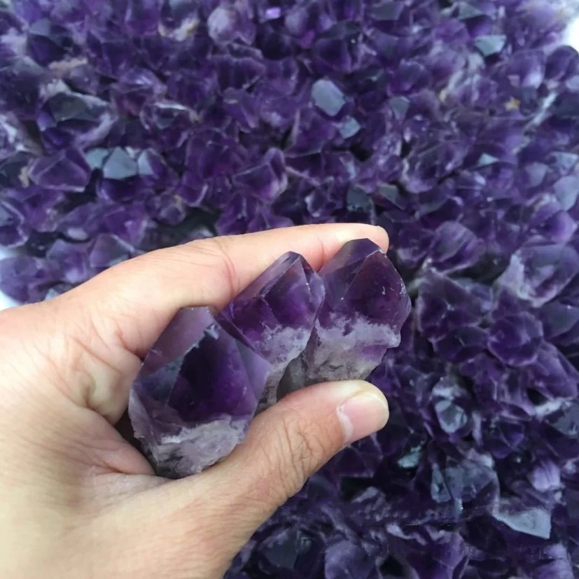 Wholesale high quality natural crystal specimen wand rough amethyst point