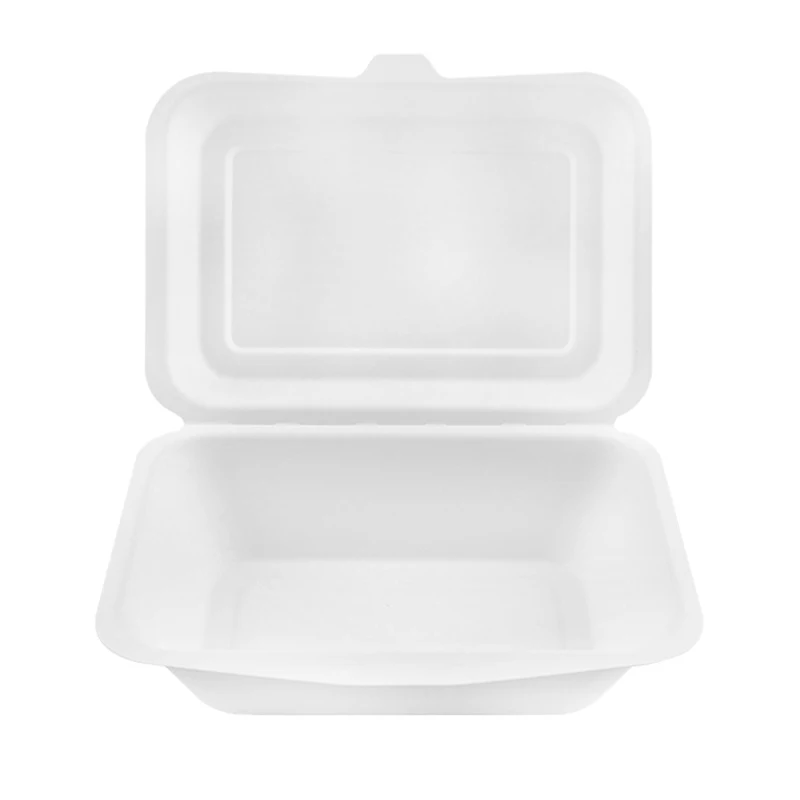 
Compostable Disposable Bagasse Food Container Biodegradable Sugarcane Bagasse Packaging Boxes 