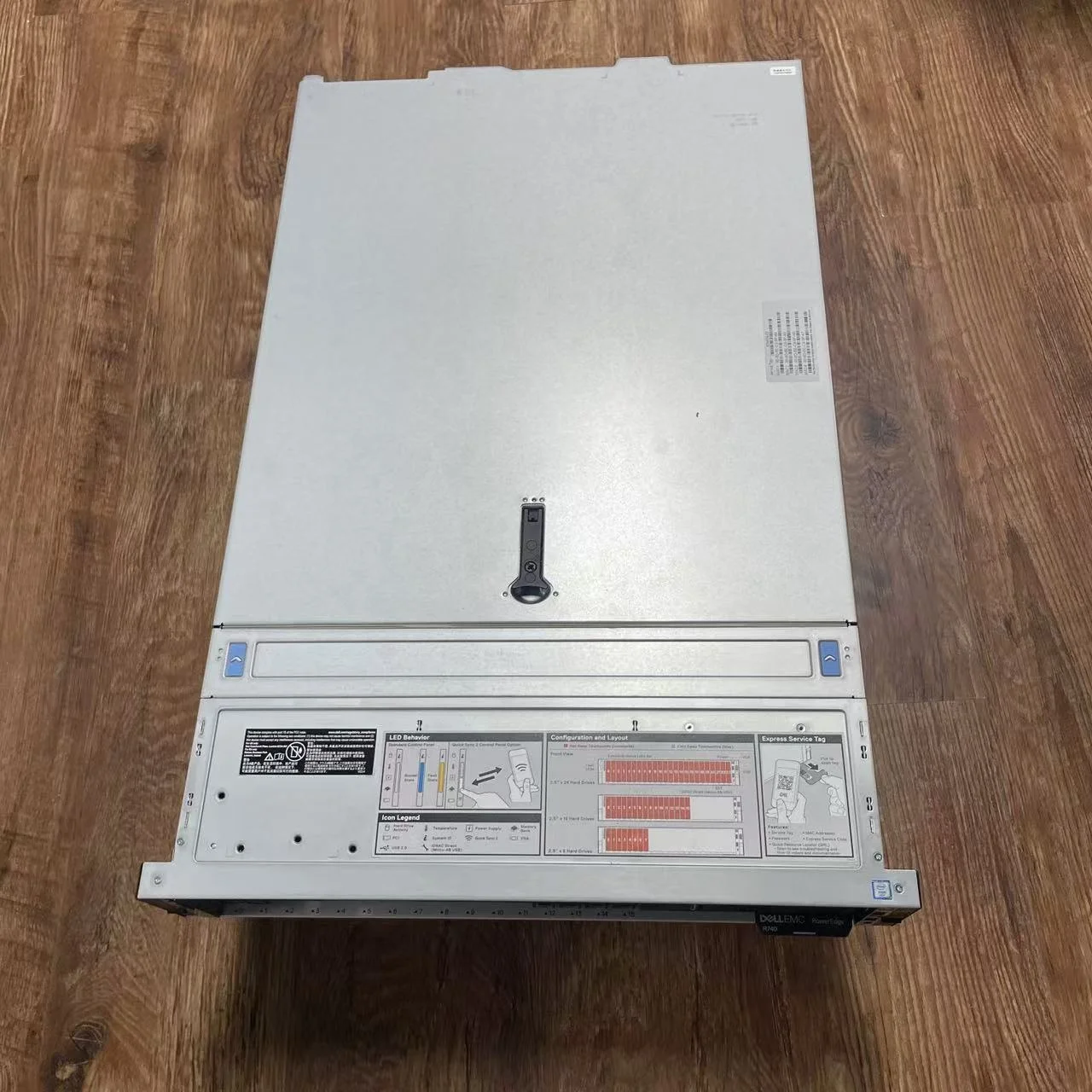 2024 новый сервер d e l PowerEdge R740 intel xeon 4410Y H755 raid card 800 Вт поставка 2u