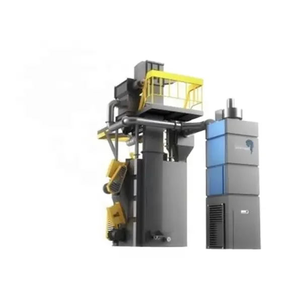 shot steel type automatic series catenary abrasive  turbine wheel abrator