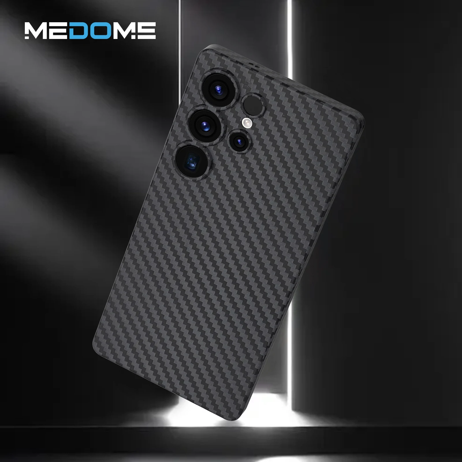 Slimoro For iPhone Samsung S25 Ultra New Other Mobile Phone Housings Gaming Cell Phone Accessories Carbon Fiber Pattern PP Case