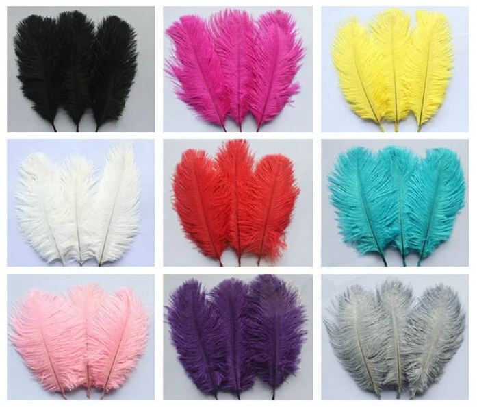 15-20cm cheap wholesale feather suppliers ostrich feathers artificial party feather for party wedding decoration