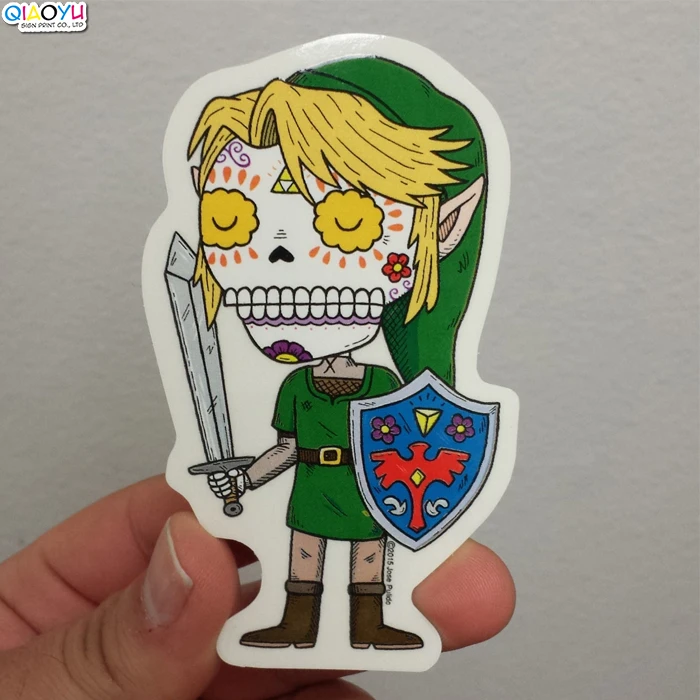 Glossy Die Cut Shape Wholesale Vinyl Custom Car Painting Decal Sticker