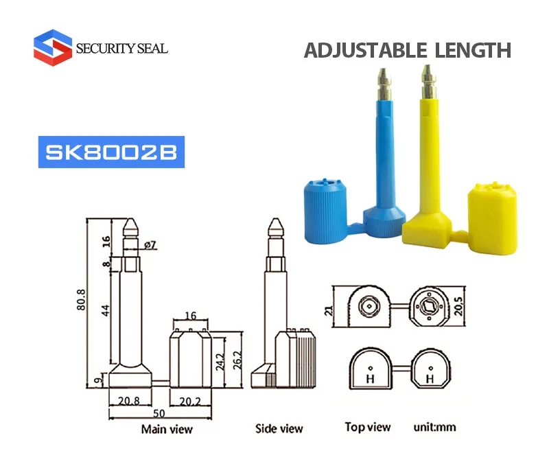 SK8002B High Security Cargo container Bolt Seal
