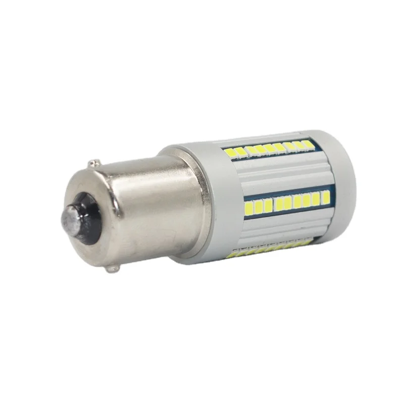 LED 9W 1100LM Light Car Bulb 1156 BA15S 66SMD Led Light Bulb Auto White Led Bulbs Led Tail Lamp1156 Car Led Lighting Bulb