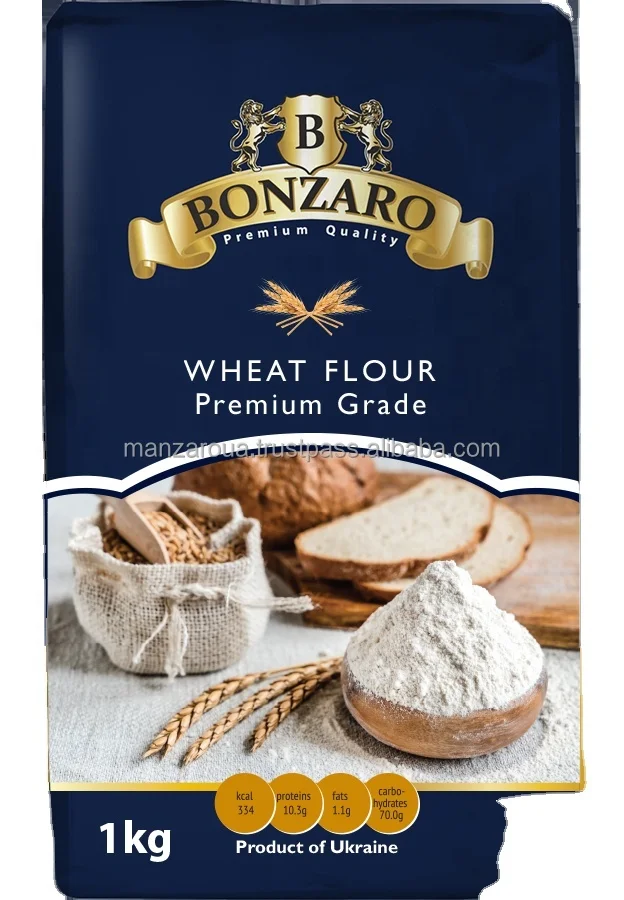 BONZARO Wheat flour 10kg, Premium Grade, Ukraine origin