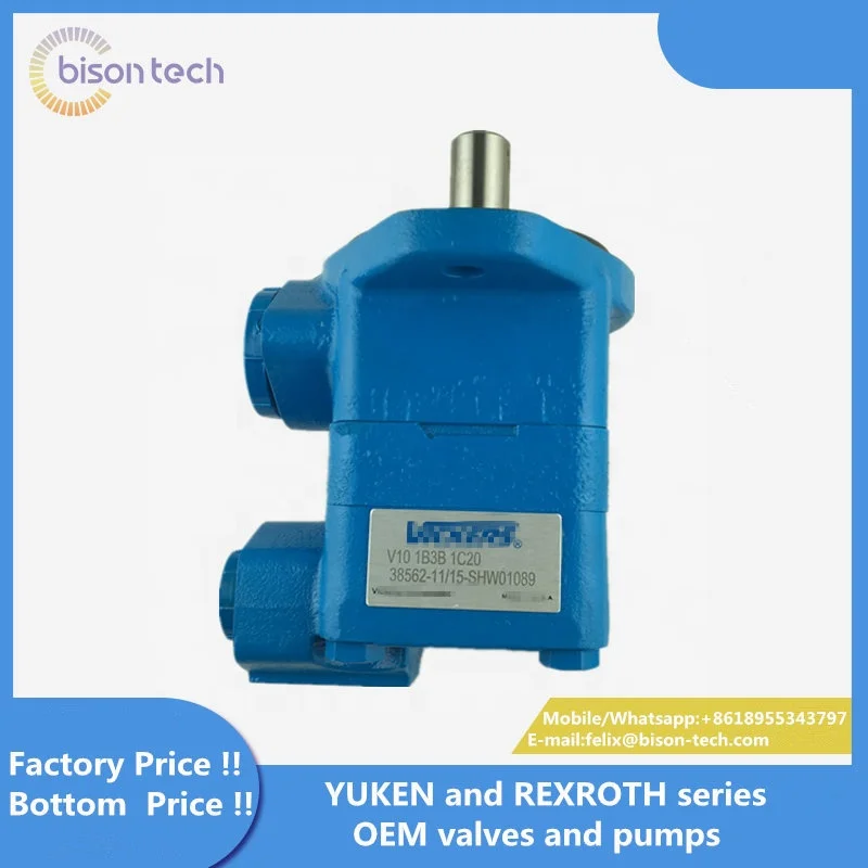 Hydraulic Eaton Vickers low noise single pump for industrial equipment V10 V20 series Vane Pump