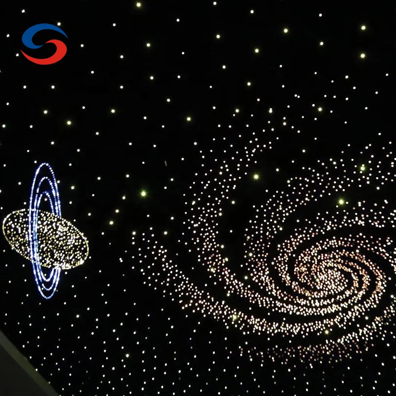Sky starry Ceiling Lighting Fiber Optic Galaxy Light With Flashing Meteor Twinkle Star