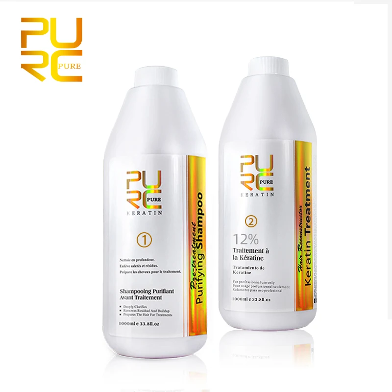 1000ml Purifying Shampoo Professional Salon Clarifying Shampoo Before Keratin  Straightening Treatment