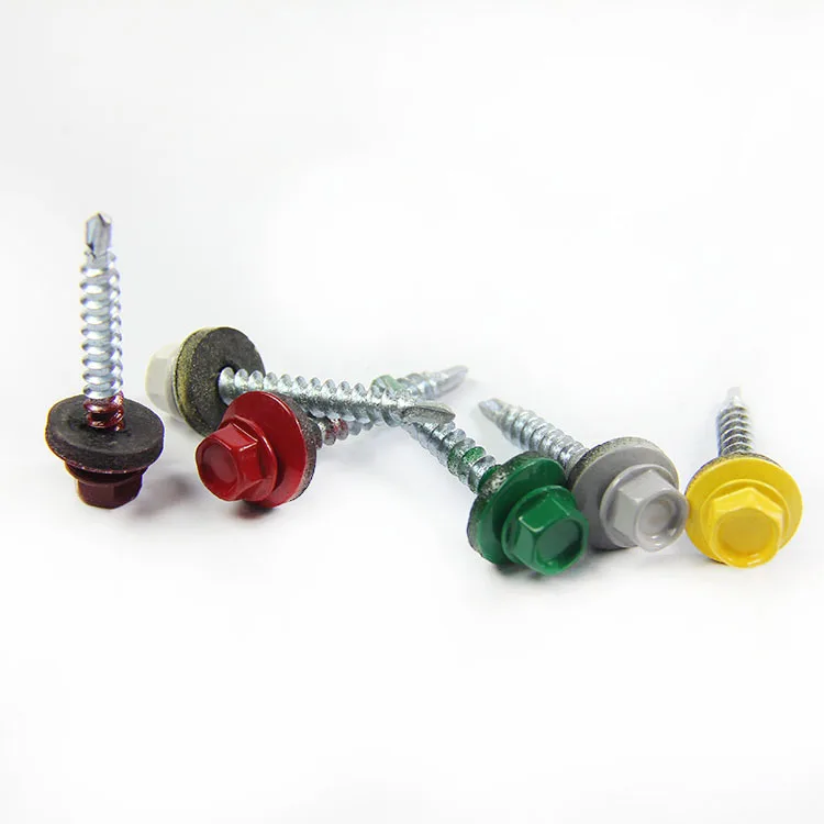 factory screw DIN7504K fasteners roofing screw with EPDM washer