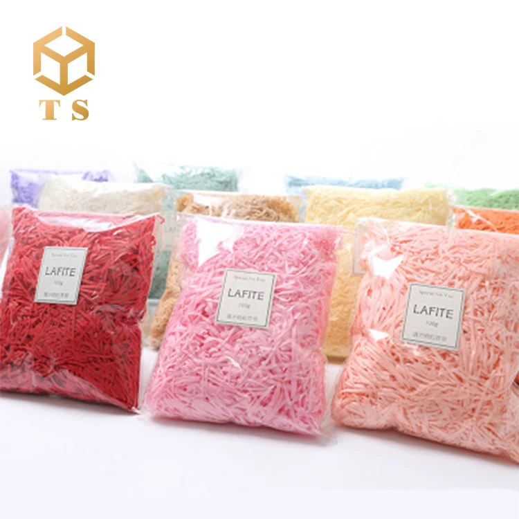 
Confetti Packing Filling Recycled Shredded Crinkle Packaging Cut Paper Shred 
