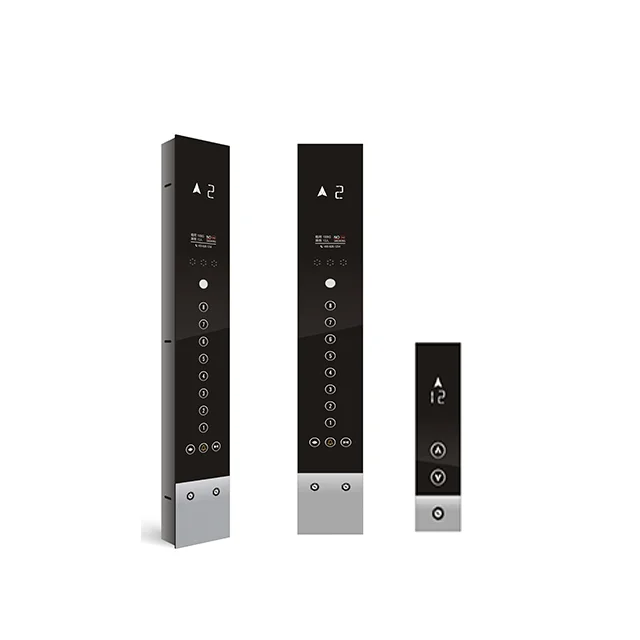 Tempered Glass Elevator Spare Parts Elevator Car COP Panel Lift Button Panel