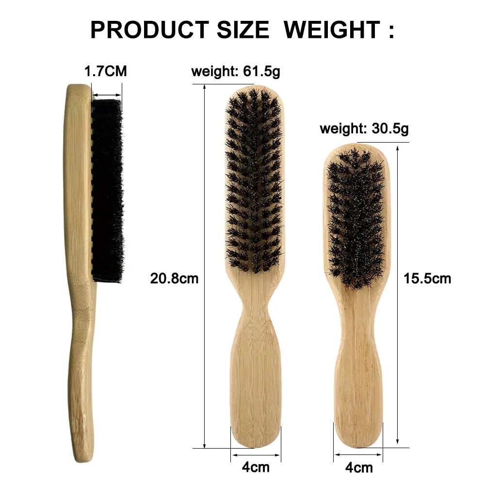Hair wax stick portable slick hair brush for wigs and natural hair of all types edge control