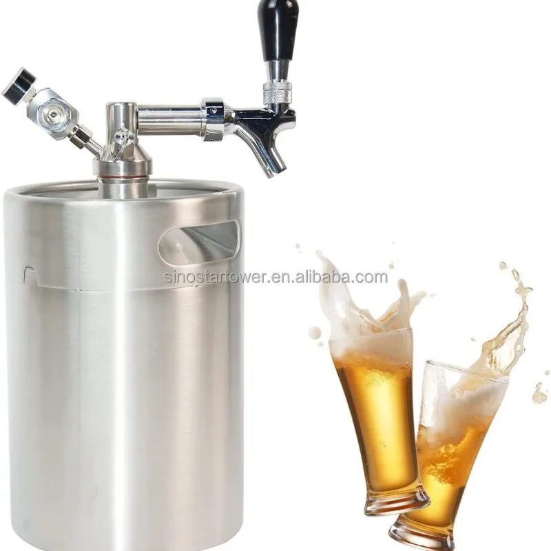 Wholesale Beer keg Food Grade Stainless Steel Mini Keg 	corny keg