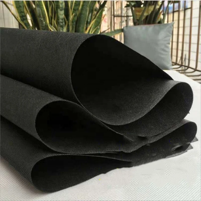 Wholesale Black PP Biodegradable Grass Greenhouse Ground Landscaping Spunbonded Nonwoven Weed Mat Fabric For Agriculture