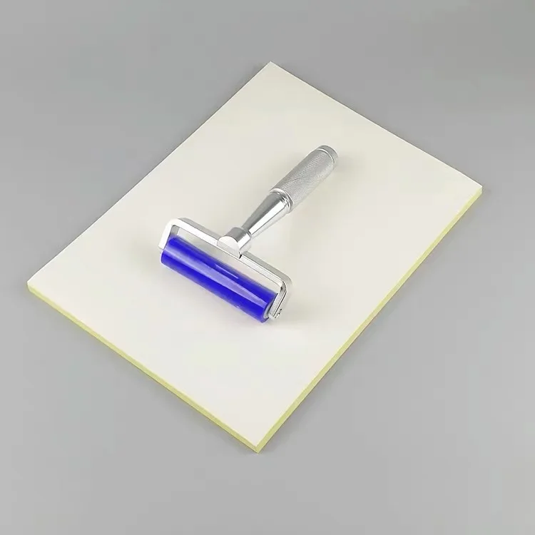 Cleanroom Sticky Rubber Roller Floor Industrial Cleaning Reusable Manual Silicone Sticky Roller