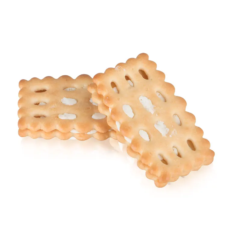 Best Snack Food for Tea Time vanilla sandwich biscuits stuffed Various flavors sandwich biscuits