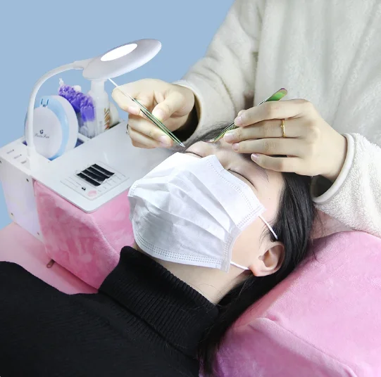 Eyelash Extension Pillow Shelf Holder Makeup Tool Showcase Shelf Eyelash Extension Pillow Grafted Eyelashes Shelf