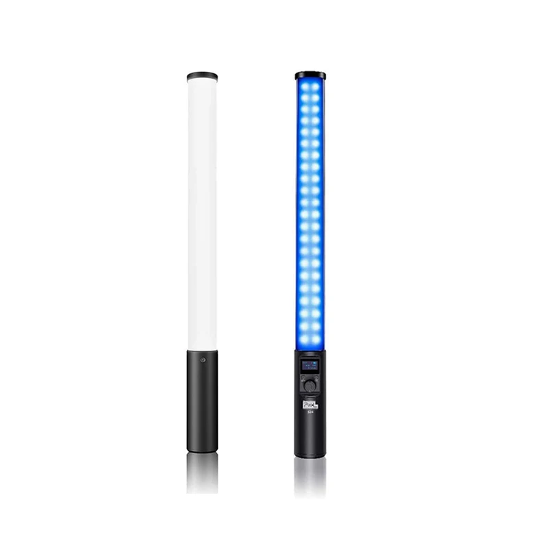 Pixel S24 RGB Light Stick Portabl Handheld RGB LED Tube Light for Photography Painting With Rechargeable Battery